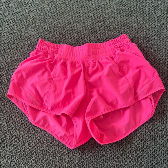 lululemon athletica Pants - Lululemon hotty hot shorts LIMITED EDITION SONIC PINK